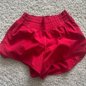 lululemon athletica Red Athletic Shorts